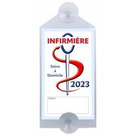 Caducée Infirmière avec ventouses soins 2023 Réservation