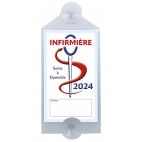 Caducée Infirmière avec ventouses soins 2024