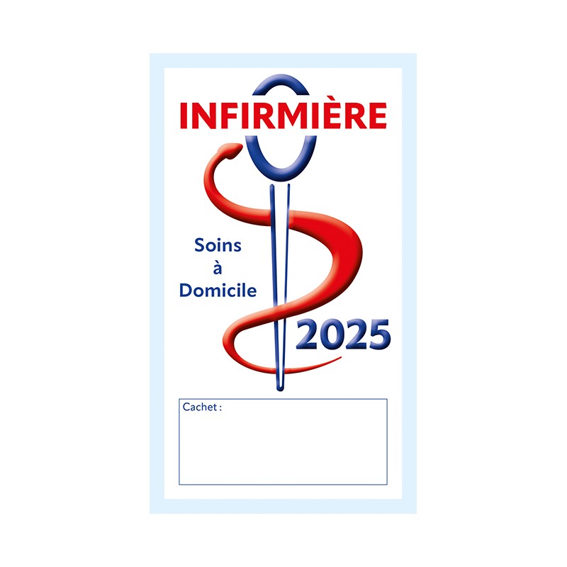 Caducée Infirmière soins Réservation 2025