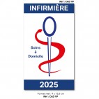 Caducée Vitrophanie Infirmière 2025