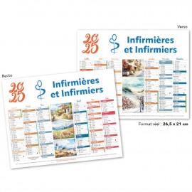 Calendrier Rigide Infirmière