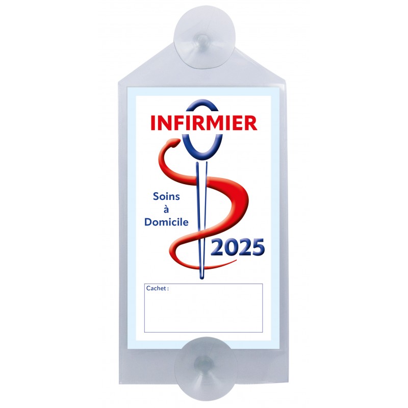 Caducée Infirmier avec ventouses 2025