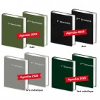 Lot de 2 Agendas Semestriels 2025 Panachés Réservation